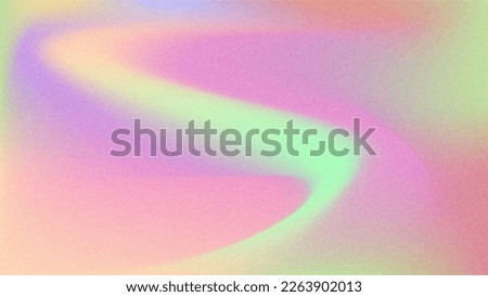 Abstract trendy neon blurred gradient overflow waves grainy background texture. Colorful digital Grain Texture overlay. Lo-fi multicolor vintage retro design. Vibrant Texture Wallpaper. 