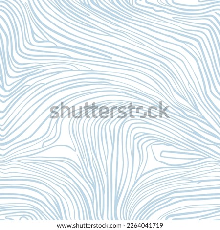 Seamless pattern with tangled lines - hand drawn vector illustration. Flat color design. Royalty-Free Stock Photo #2264041719