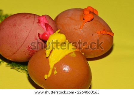 happy easter,very nice colorful easter egg close up,beauty spring time