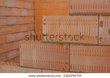 Close up of inner wall of a modern home
