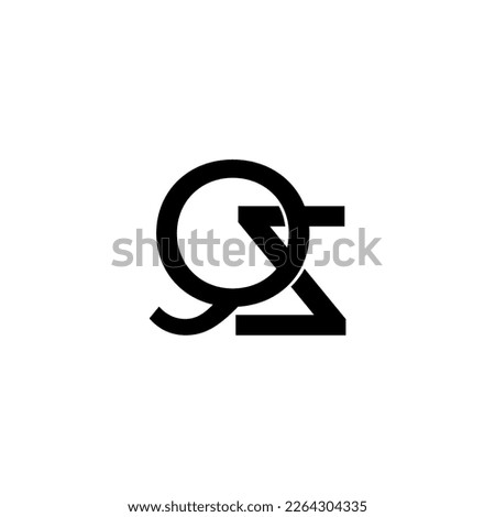 QZ initial letter monogram logo