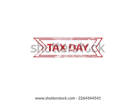 tax day vector design and clip art. tax day vector images.