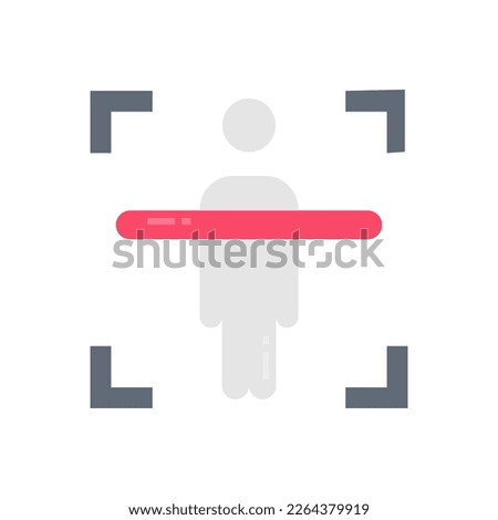 Body Scanner icon in vector. Logotype