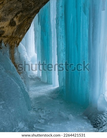 Behind The Ice Curtains And Ice Caves