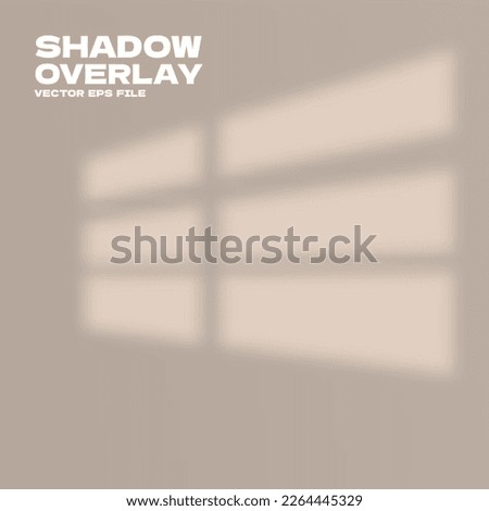 rectangle window shadow overlay vector