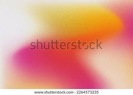 Grainy gradient background texture in soft pastel colors. Retro futuristic style blurred backdrop illustration for banner, flyer, website, brochure, business card design. Twisted waves. Royalty-Free Stock Photo #2264573235