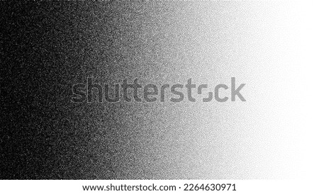 Noise grain background, pointillism dots gradient or dotwork pattern, vector stipple effect. Grain noise halftone or grainy texture or dotwork grain noise Royalty-Free Stock Photo #2264630971