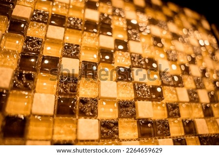 Background of colorful samples of a ceramic tile