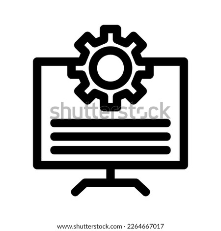 system setting icon or logo isolated sign symbol vector illustration - high quality black style vector icons
