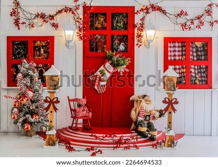 
Personalized romantic Christmas decoration, Christmas illustration, Santa Claus, snowman, for studio photoshoots.

Great for family rehearsals and also for smash the cake.