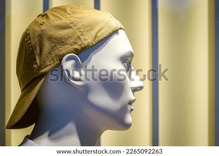 mannequin at a shop window in austria