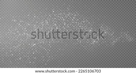  Bokeh light lights effect background. White png dust light. Christmas background of shining dust Christmas glowing light bokeh confetti and spark overlay texture for your design. Royalty-Free Stock Photo #2265106703