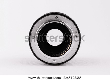 lens on a white background 