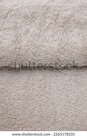 Towel isolated. Luxury concept. White background.