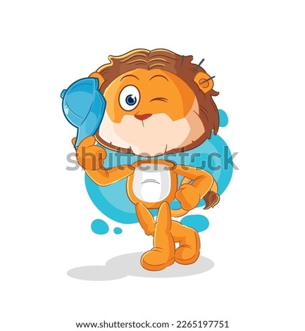 the lion young boy character cartoon