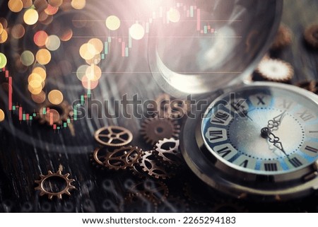 rusty mechanism in the old clock