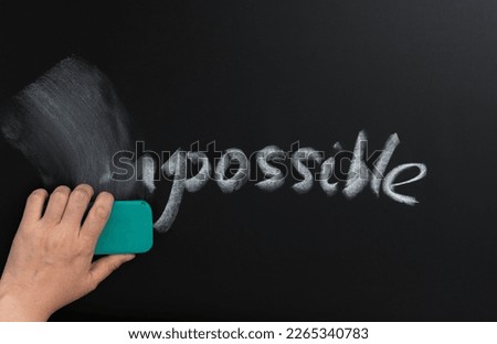 Change impossible to possible on blackboard