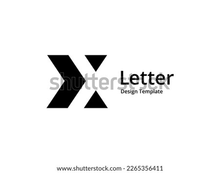 Letter X logo icon design template elements Royalty-Free Stock Photo #2265356411