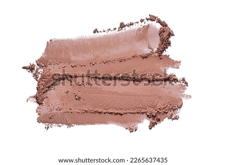 Cosmetic contour or bronzer browny gray eye shadows sample texture Royalty-Free Stock Photo #2265637435