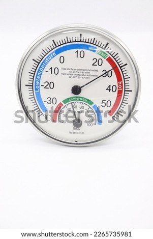 Humidity Temperature Meter Measure Room Temperature indoor Hygrometer Thermometer Royalty-Free Stock Photo #2265735981