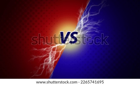 beautiful VS versus Background match challenge versus abstract background Royalty-Free Stock Photo #2265741695