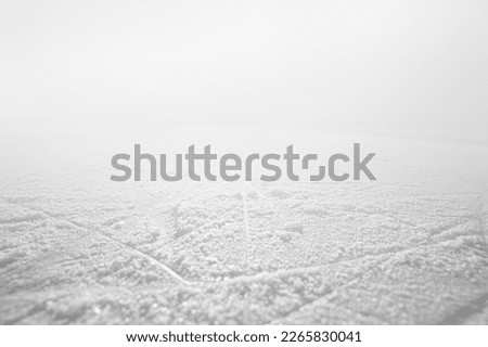 WHITE SNOW AND ICE BACKGROUND FOR WINTER OR CHRISTMAS, EMPTY ICY FIELD WITH SNOW COVER FOR MONTAGE PRODUCTS OR PRESENTS