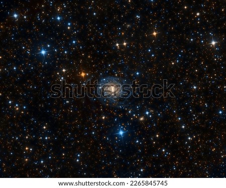 Exploring the Vast and Mysterious Depths of a Dazzling Galaxial Cosmos. Colorful background with stars Royalty-Free Stock Photo #2265845745