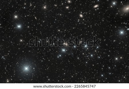 Exploring the Vast and Mysterious Depths of a Dazzling Galaxial Cosmos. Colorful background with stars Royalty-Free Stock Photo #2265845747