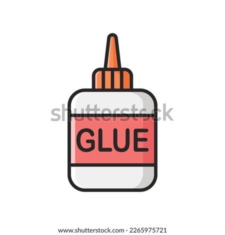 glue icon vector design template in white background Royalty-Free Stock Photo #2265975721