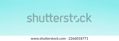 Light teal gradient textured wallpaper. Pastel turquoise wall wide texture. Aqua blue large panoramic background