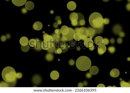 Abstract background Green bokeh circles. Beautiful background with particles.Trend shinnynew bg