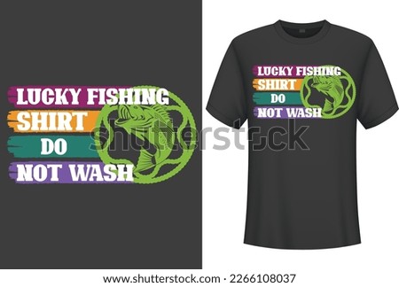 Lucky Fishing Apparel. Fisherman, I can't work today my arm is in a cast, Funny. Vintage Fisherman Sunset Design showing the excitement of catching a fish along with the peacefulness of the outdoors.