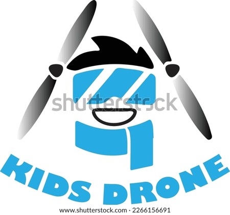 Kids Drone Logo Vector File