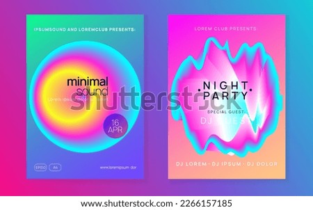 Electronic Fest. Minimal Background For Presentation Vector. Trance And Show Design. Jazz Club Event. Cool Effect For Brochure. Blue And Purple Electronic Fest Royalty-Free Stock Photo #2266157185
