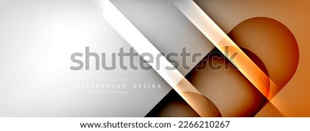 Light geometric abstract background with lines, circles