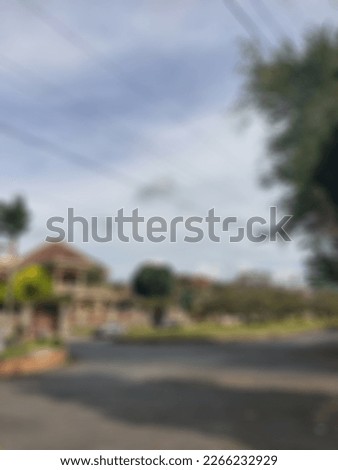 Defocus abstract background of beautiful street view