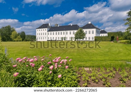 Graasten royal Danish queens castle in Southern Denmark