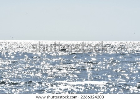 ocean water waves horizon background blue 