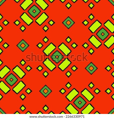 African pattern design. Tribal ethnic illustration for wrapping paper, wallpaper, fabric, decorating and carpet.