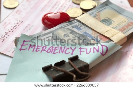 An emergency fund is a financial safety net that helps you cover unexpected expenses. Aim to save 3-6 months of living expenses. Royalty-Free Stock Photo #2266339057
