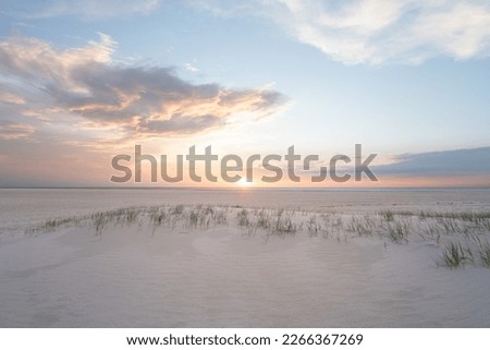 Sunset at the North Sea Royalty-Free Stock Photo #2266367269