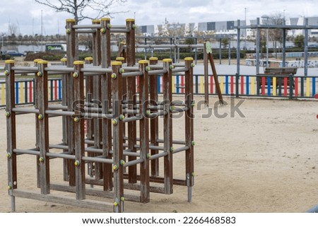 An isolated child park, a place for play 