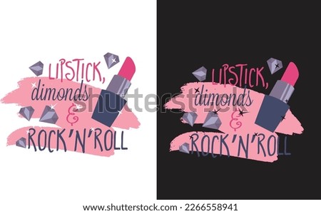 Lipstic for women t-shirt design