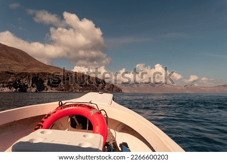 Costa de Loreto, Baja California Sur, Mexico - 10 de Agosto de 2022 - Paisajes Naturales de Isla Coronado, Loreto. Royalty-Free Stock Photo #2266600203