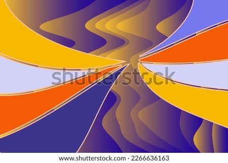 Abtract background with various gradient color waves composition.