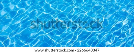swimming pool water image for advertisement and product and background illustration Royalty-Free Stock Photo #2266643347