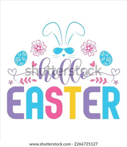 Christian Easter T-shirt Design, Easter Day, Typography Design, Vector Design And Perfect For Others