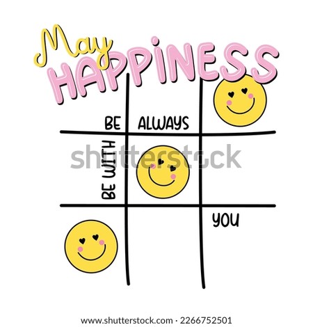 happiness, girls graphic t shirt vector designs and other uses. Royalty-Free Stock Photo #2266752501