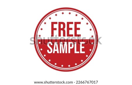 Free Sample Rubber Stamp Seal Vector