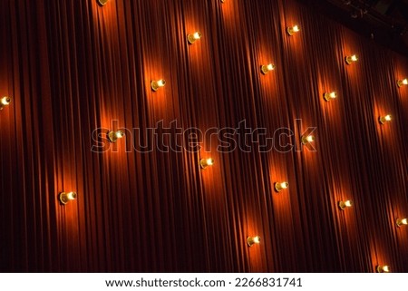 lights in an old german cinema